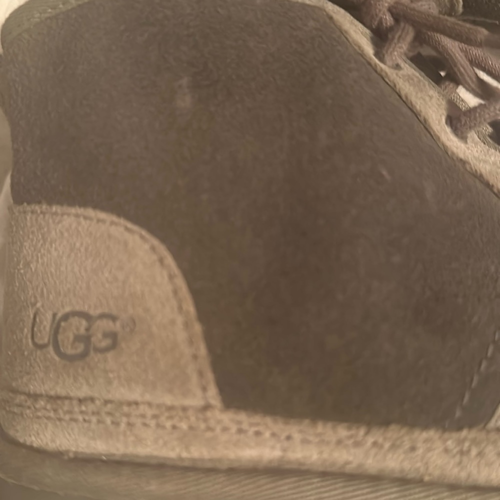 Boys Ugg brand gray boots size 4